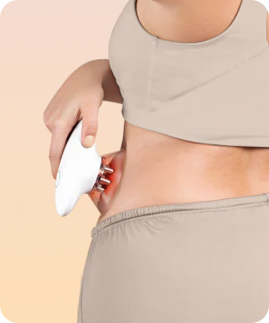 Moldea cintura | Redu Sculpt Aplicación del dispositivo Redu Sculpt en la zona de la cintura para moldear y reafirmar